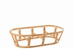 sofa roni rattan z białymi poduszkami j-line
