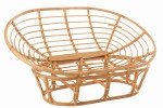 sofa roni rattan z białymi poduszkami j-line