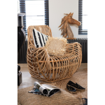 rattanowy fotel do salonu j-line
