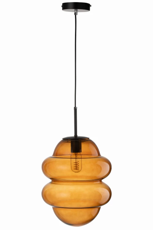 lampa sufitowa honey spoon glass brown j-line