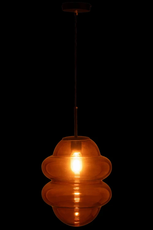 lampa sufitowa honey spoon glass brown j-line