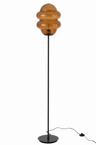 lampa podłogowa honey spoon glass brown j-line