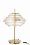 lampa stołowa mid-century style transparent glass j-line