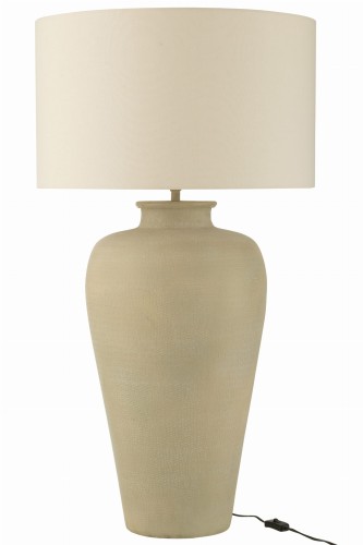 lampa stołowa house na konsolę cylindryczna ecru j-line