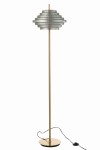 lampa podłogowa mid-century style o przydymionym szkle j-line