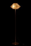 lampa podłogowa mid-century style o przydymionym szkle j-line