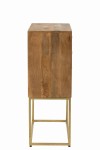 komoda nino na metalowych nóżkach z drewna mango natural j-line