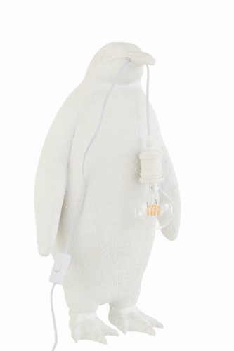 lampa stołowa pingwin biała j-line