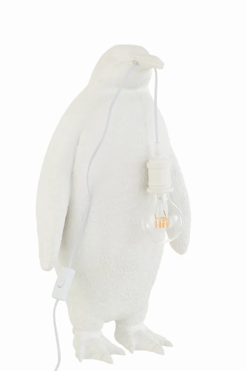 lampa stołowa pingwin biała j-line