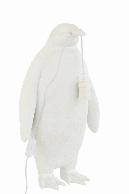 lampa stołowa pingwin biała j-line