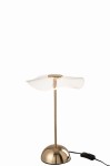 lampa stołowa kwiat złota led j-line