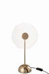 lampa stołowa kwiat złota led j-line
