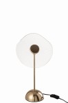 lampa stołowa kwiat złota led j-line