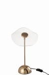 lampa stołowa kwiat złota led j-line