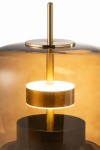 lampa stołowa brown glass j-line