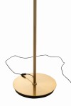 lampa podłogowa amber dome brown glass j-line