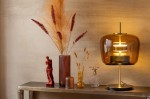lampa stołowa brown glass j-line