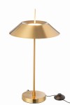 lampa stołowa aurelia gold z metalu j-line