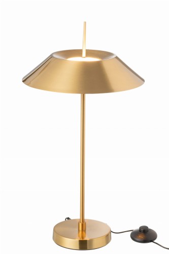 lampa stołowa aurelia gold z metalu j-line