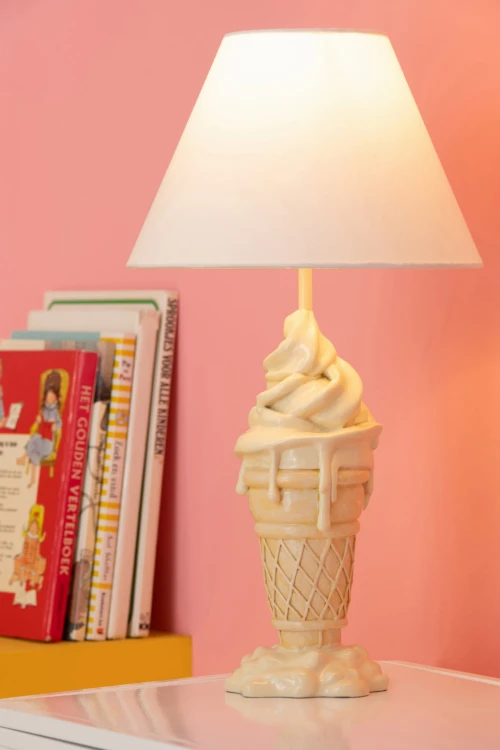 lampa stołowa ice cream żółta yellow j-line