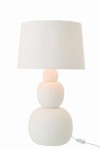 lampa stołowa biała w stylu japandi j-line