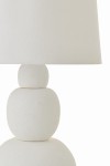lampa stołowa biała w stylu japandi j-line
