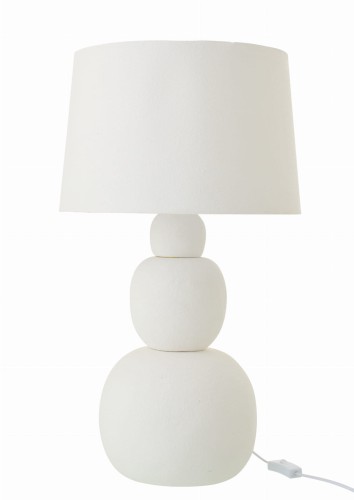 lampa stołowa biała w stylu japandi j-line