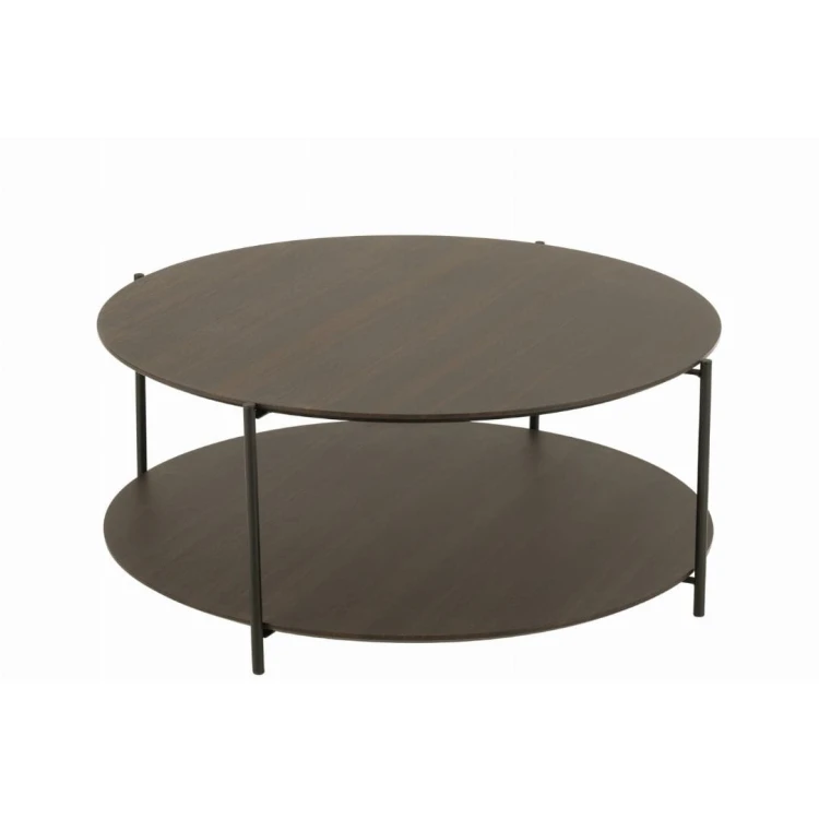 stolik kawowy loft dark brown mały j-line