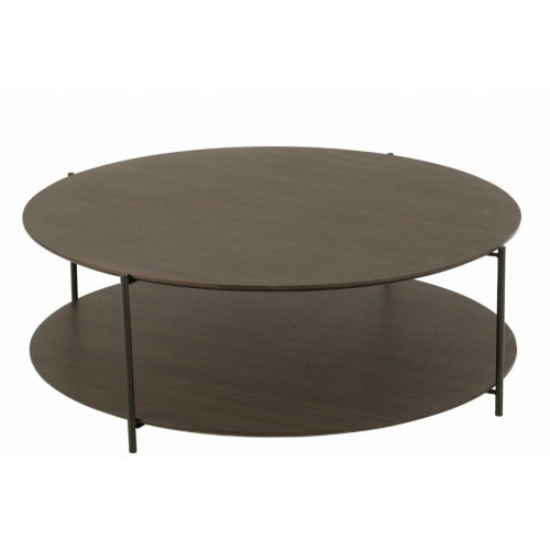 stolik kawowy loft dark brown j-line