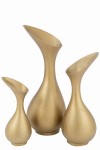 wazon olivia aluminium gold duży j-line