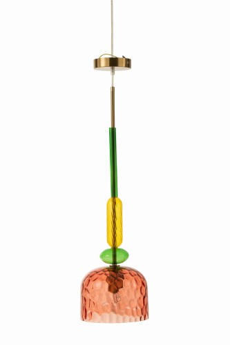 lampa sufitowa fiona szkło mix kolorów j-line