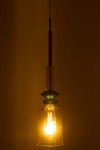 lampa sufitowa Zoe ze szkła żółta j-line