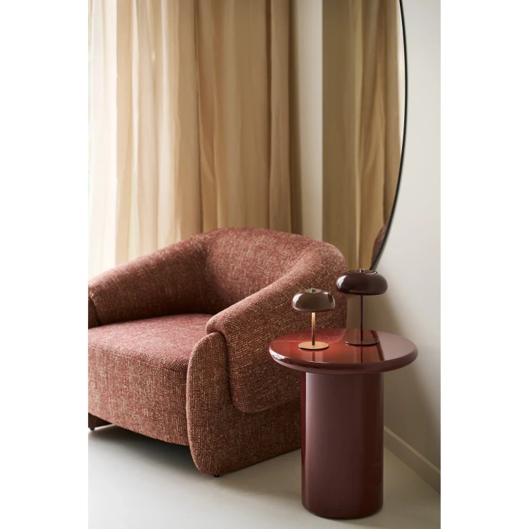 fotel lounge hamilton w kolorze bordo mix house nordic