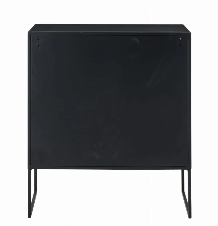 szafka z panelami z trzciny black natural j-line