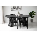 stół rozkładany osaka czarny dąb 120 cm house nordic