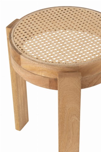 stołek pune mango wood natural j-line