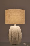 lampa stołowa ceramiczna biała j-line