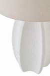 lampa stołowa ceramiczna biała j-line