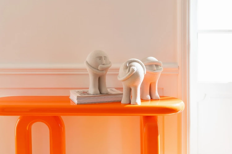 konsola nowoczesna archie pomarańczowa orange j-line