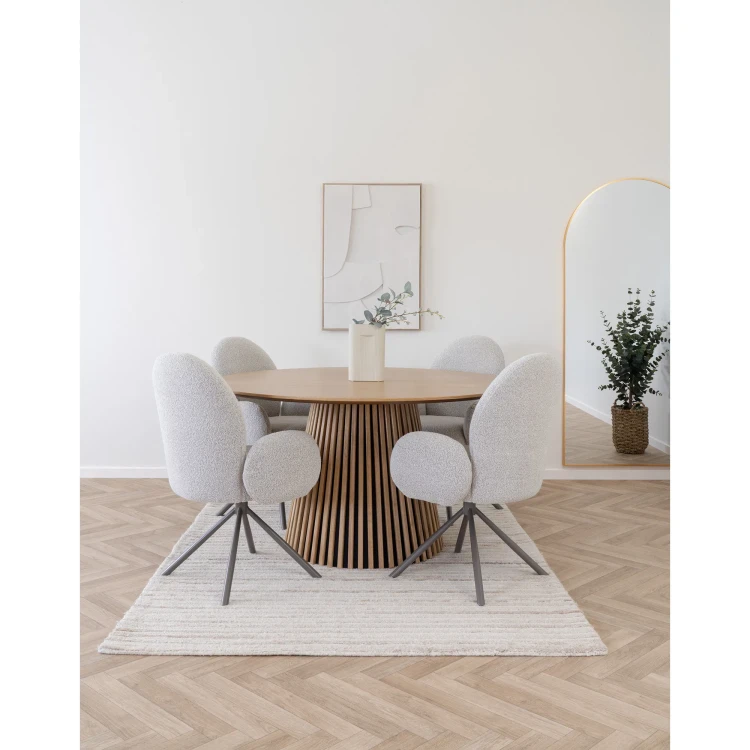 stół do jadalni osaka fornir dębowy 140 cm j-line