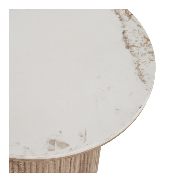stolik kawowy athens ceramiczny blat biało-brązowy house nordic