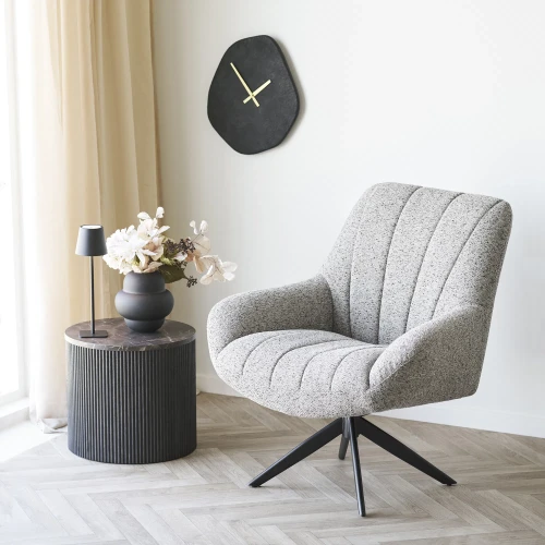 stolik boczny rota imitacja marmuru brązowy house nordic