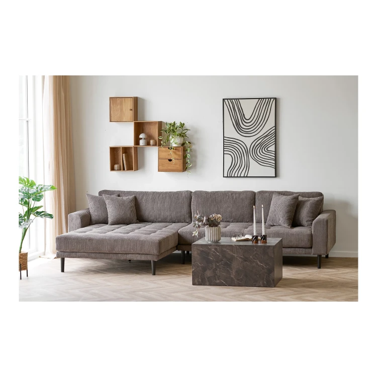 stolik kawowy kostka imitacja marmuru brązowy house nordic