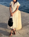 Pleciona torebka_czarna Madam Stoltz