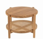 stolik kawowy boho z drewna tekowego j-line