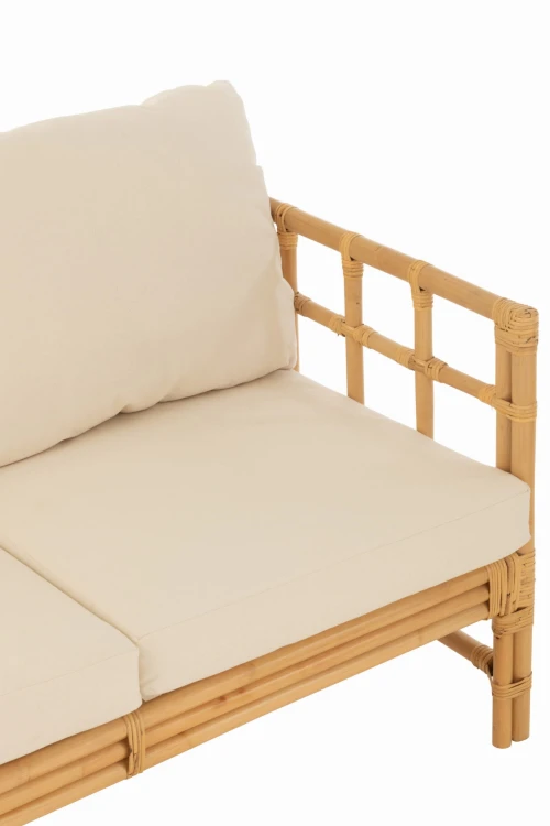 sofa rattanowa elise 3 osobowa j-line