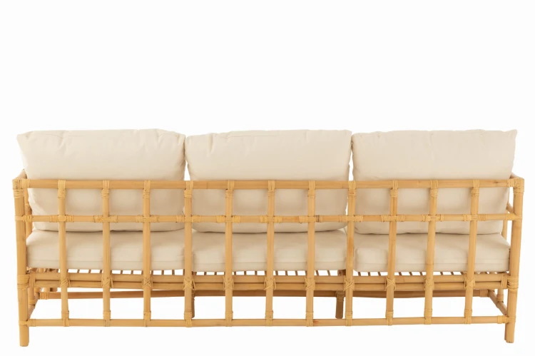 sofa rattanowa elise 3 osobowa j-line