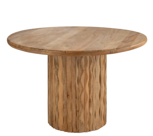 STÓŁ DO JADALNI LINEA OKRĄGŁY Z DREWNA - J-LINE