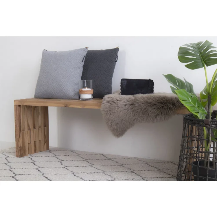 ławka z drewna tekowego naturalna house nordic