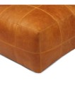 PUF TENNA SKÓRA KONIAKOWY BRĄZ 75 X 75 - FURNHOUSE